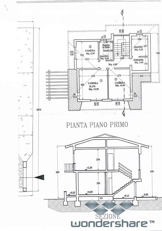 Planimetria Villa Rif.F299